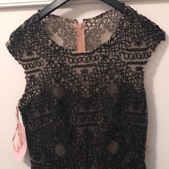NWT BHLDN Sara Emanuel Presley Dress Black size 6 - Picture 13 of 17